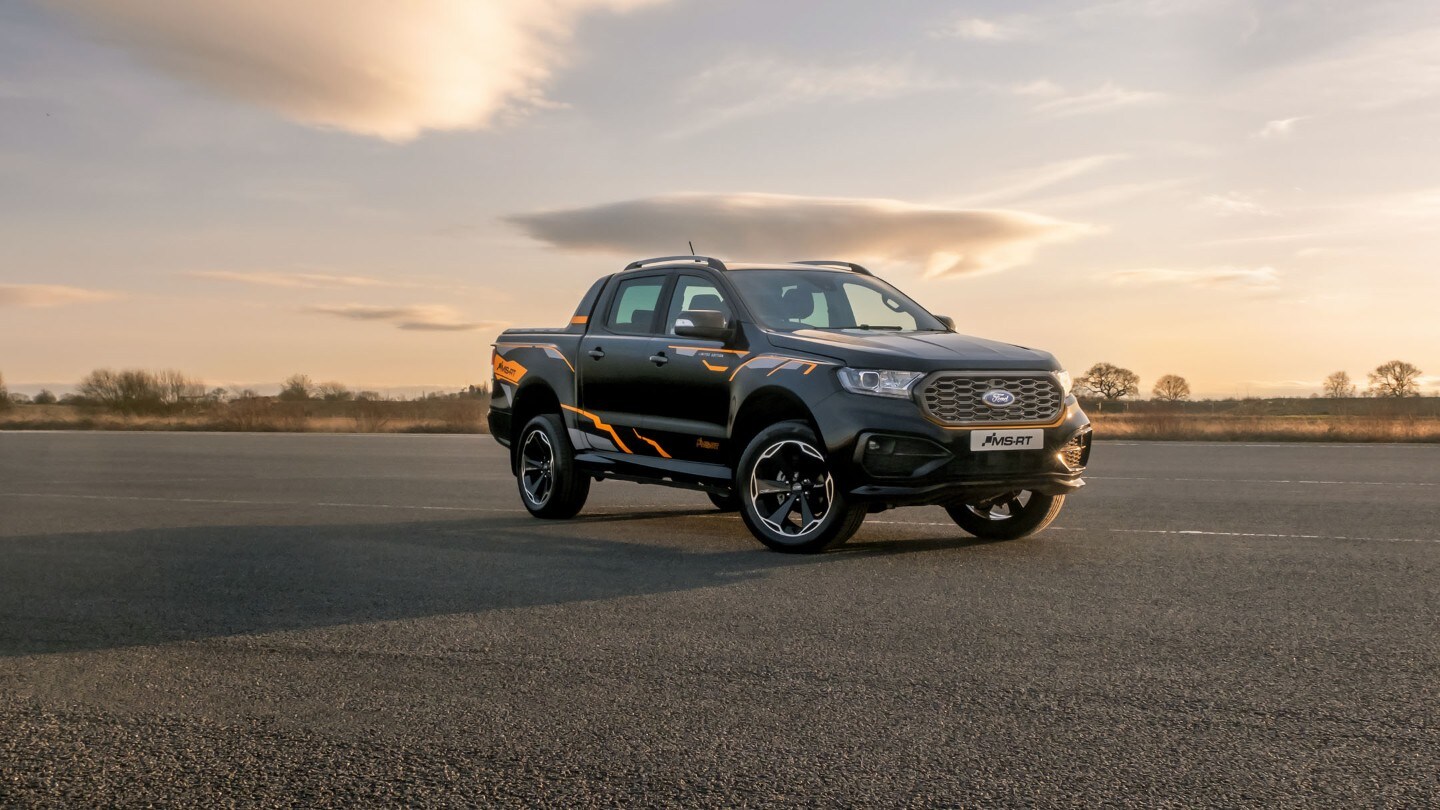 Zwarte Ford Ranger MS-RT Limited Edition