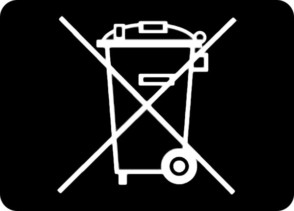 Niet bij het huisvuil gooien. Elektronische apparatuur apart recycleren.