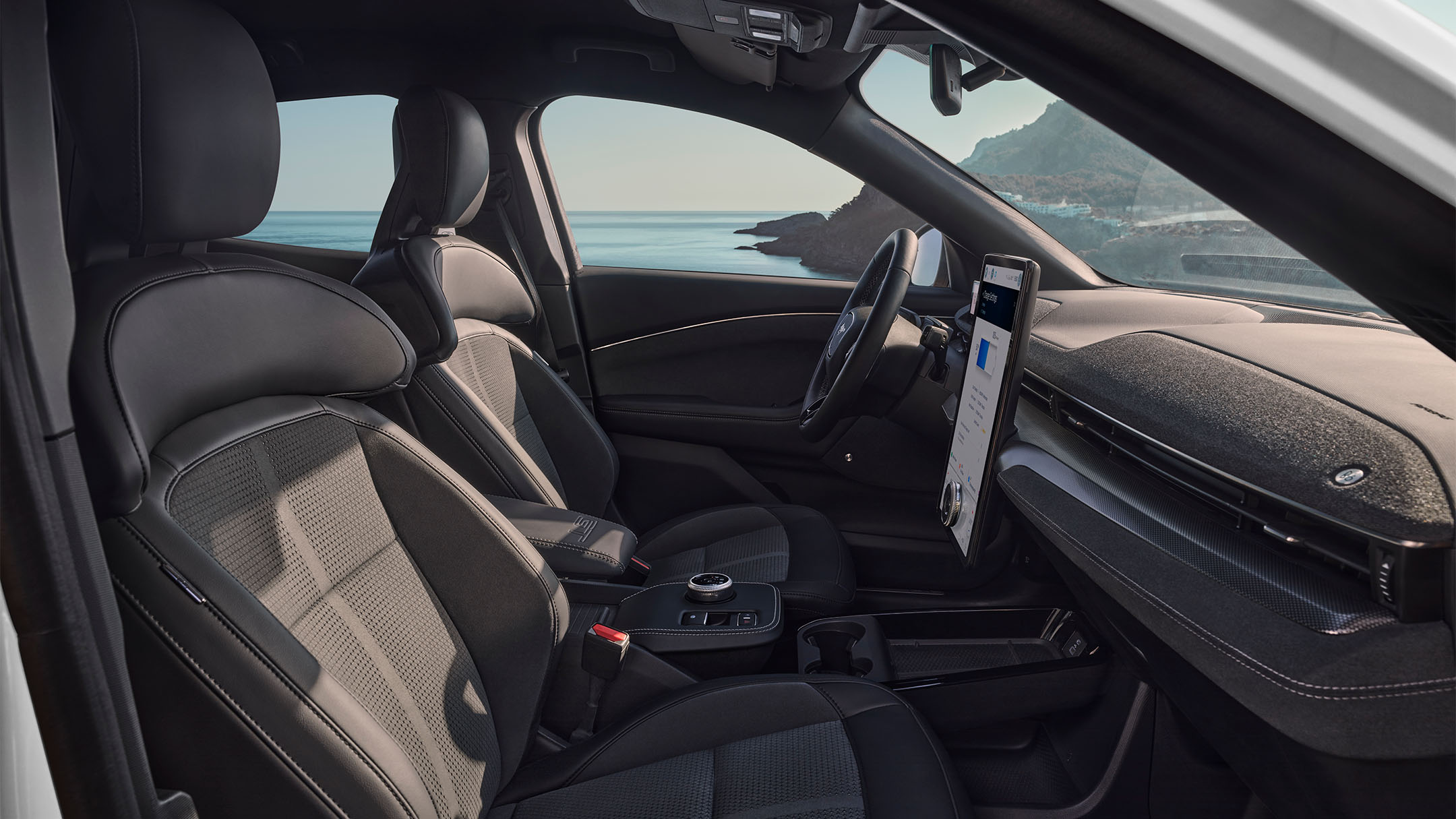 Ford Mustang Mach-E interior view of all seats