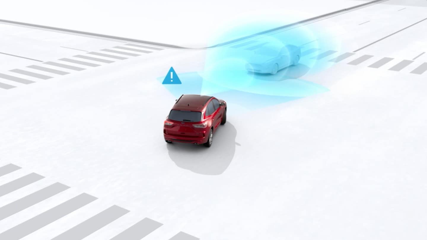 Ford Kuga showing intersect assist 