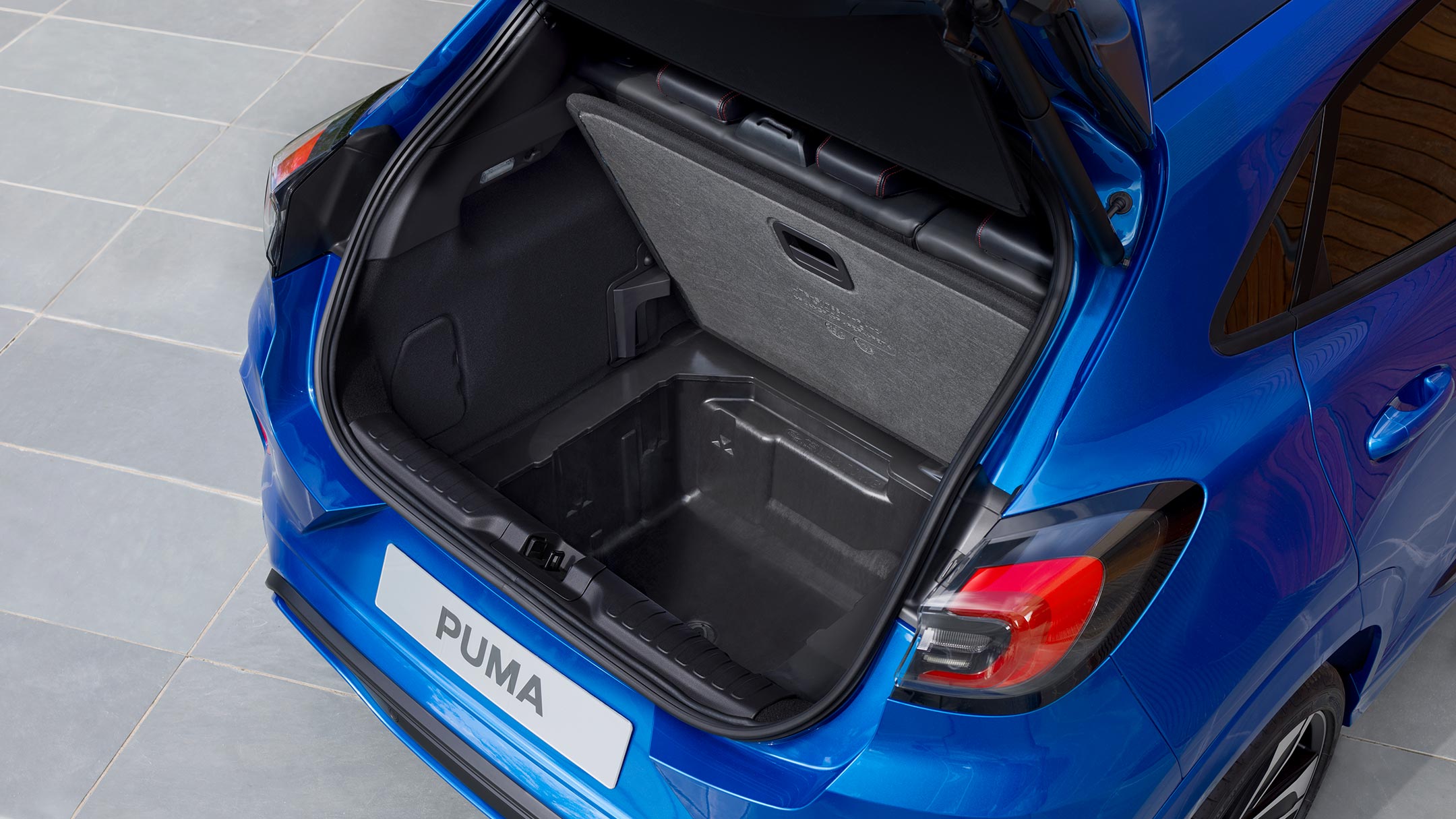 Ford Puma close crop of load compartment