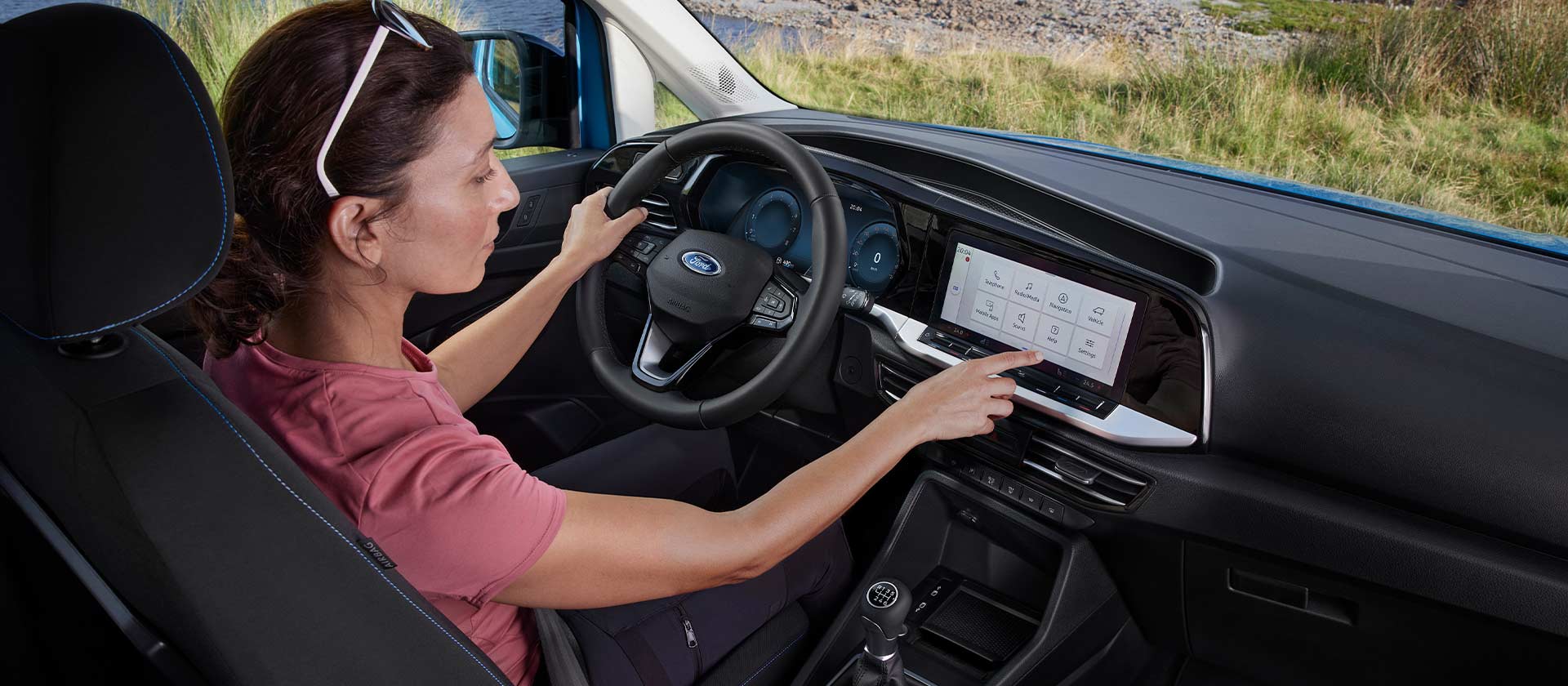 Digitale interface van de Ford Tourneo Connect