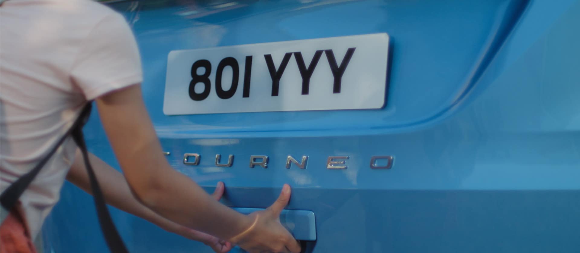 Ford Tourneo Connect met elektrische sluiting