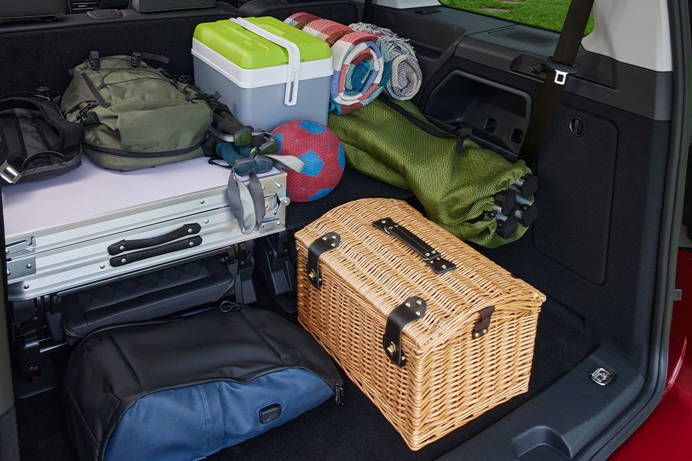 Ford Tourneo Connect met royale bagageruimte