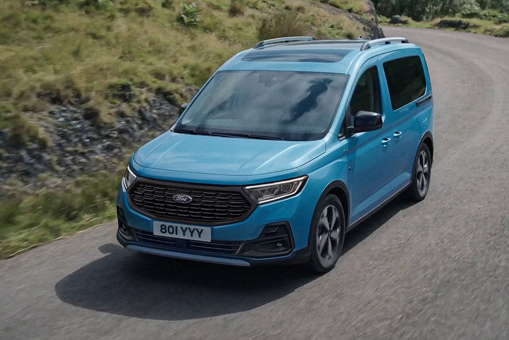 Ford Tourneo Connect voorgrille close-up