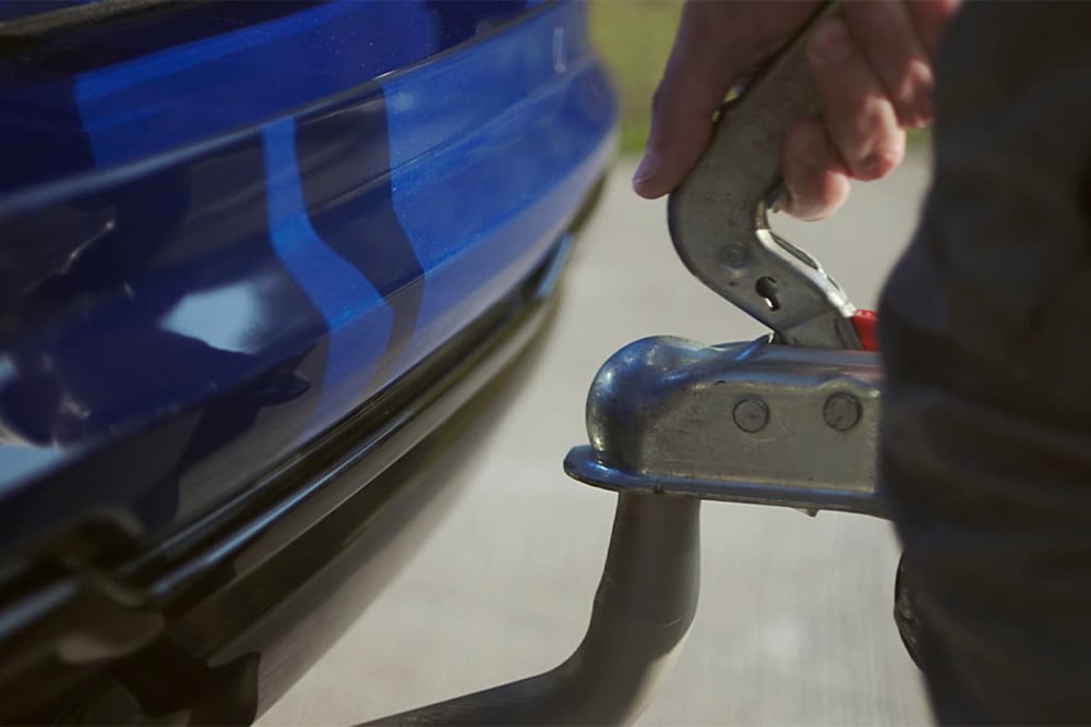 Ford Tourneo Connect afneembare trekhaak detail