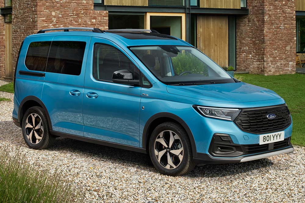 Ford Tourneo Connect vooraanzicht driekwart