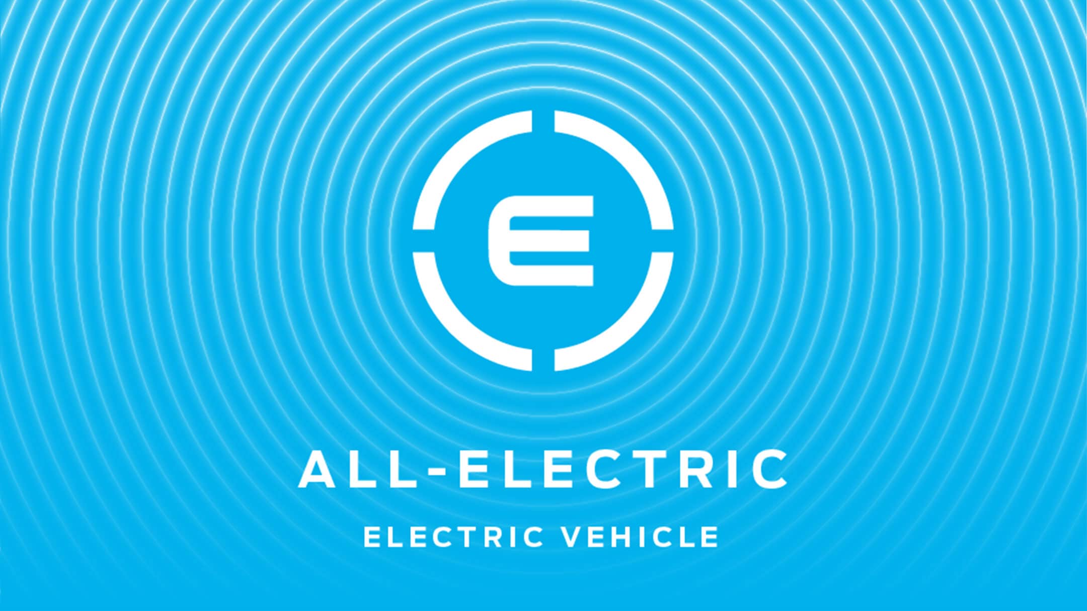Logo voor 100% elektrische voertuigen