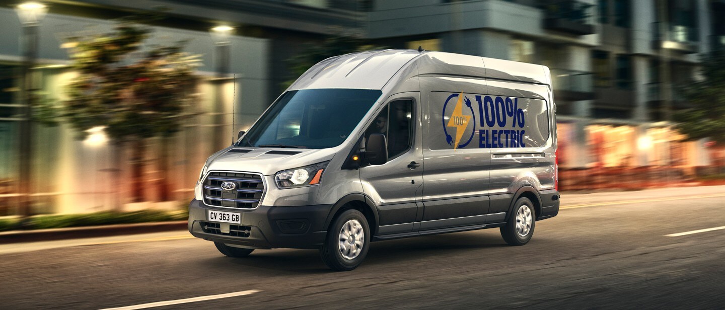 Ford E-Transit side view