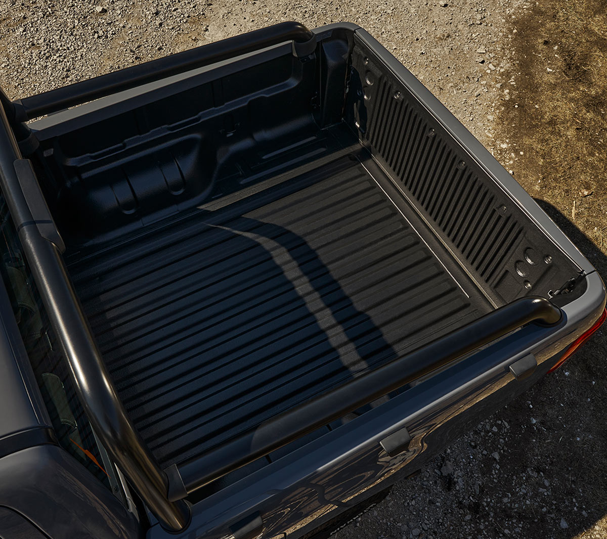 Ford Ranger Wolftrak overhead view of rear bed