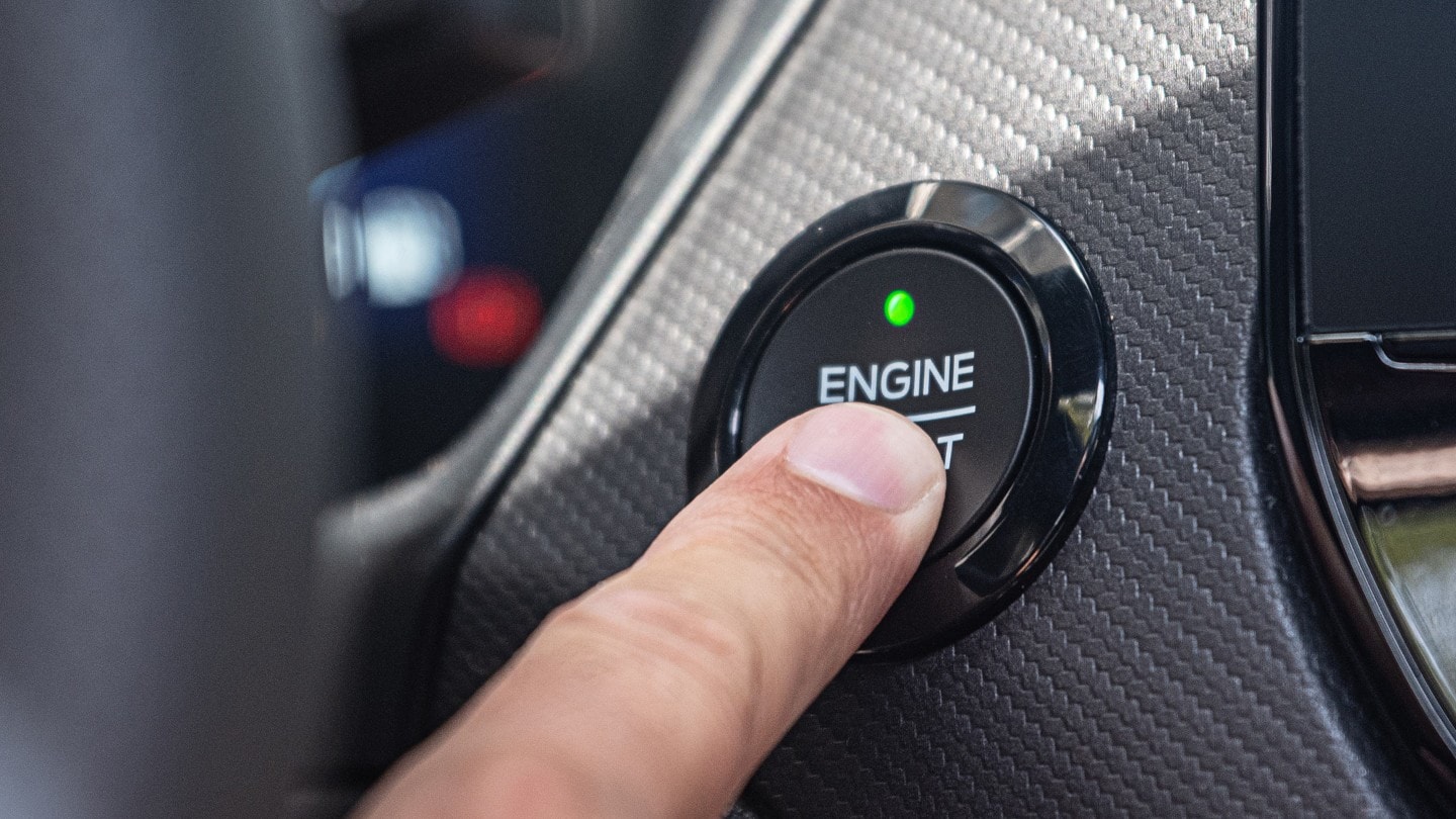 Ford Tourneo Connect showing KeyFree system on the dashboard