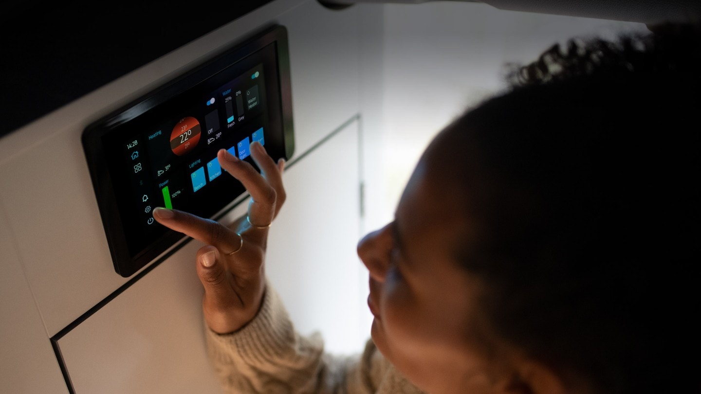 Interior Control Panel of The All-New Ford Nugget 