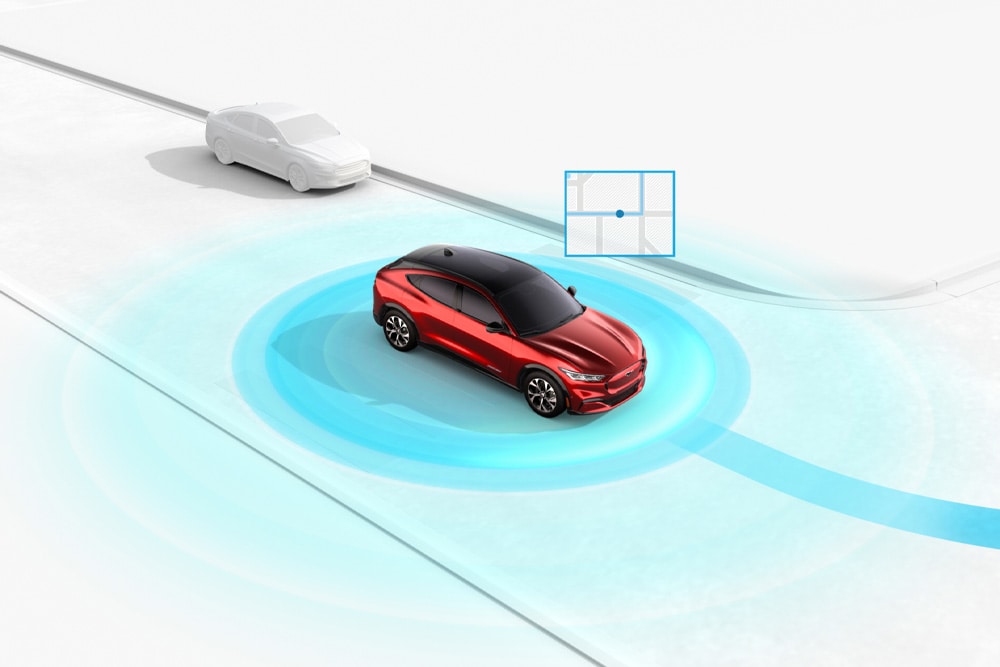 Ford Parkeerhulp schematische uitleg