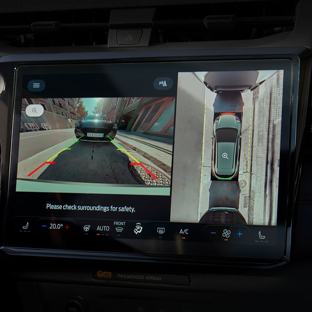 Ford Rear view camera graphic