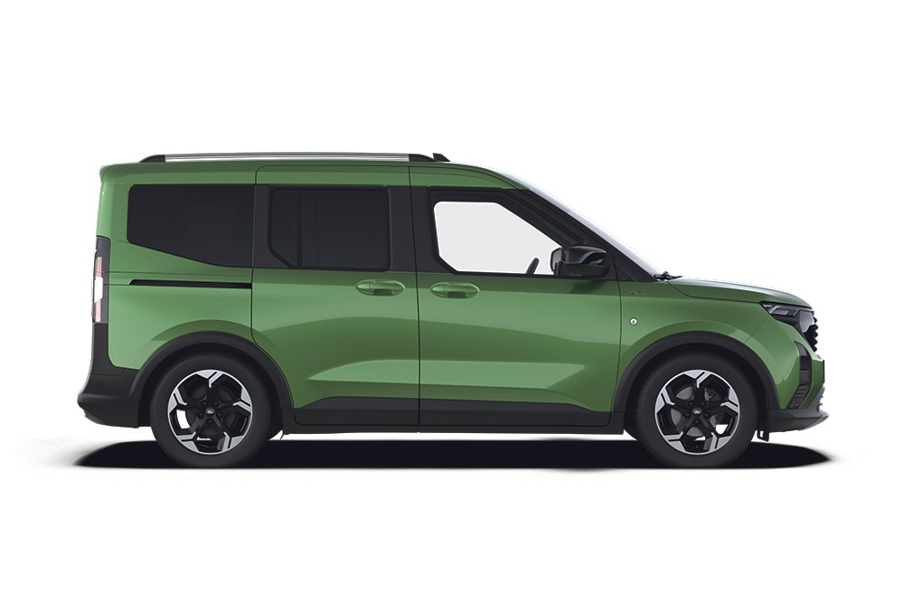 Groene Ford Tourneo Courier