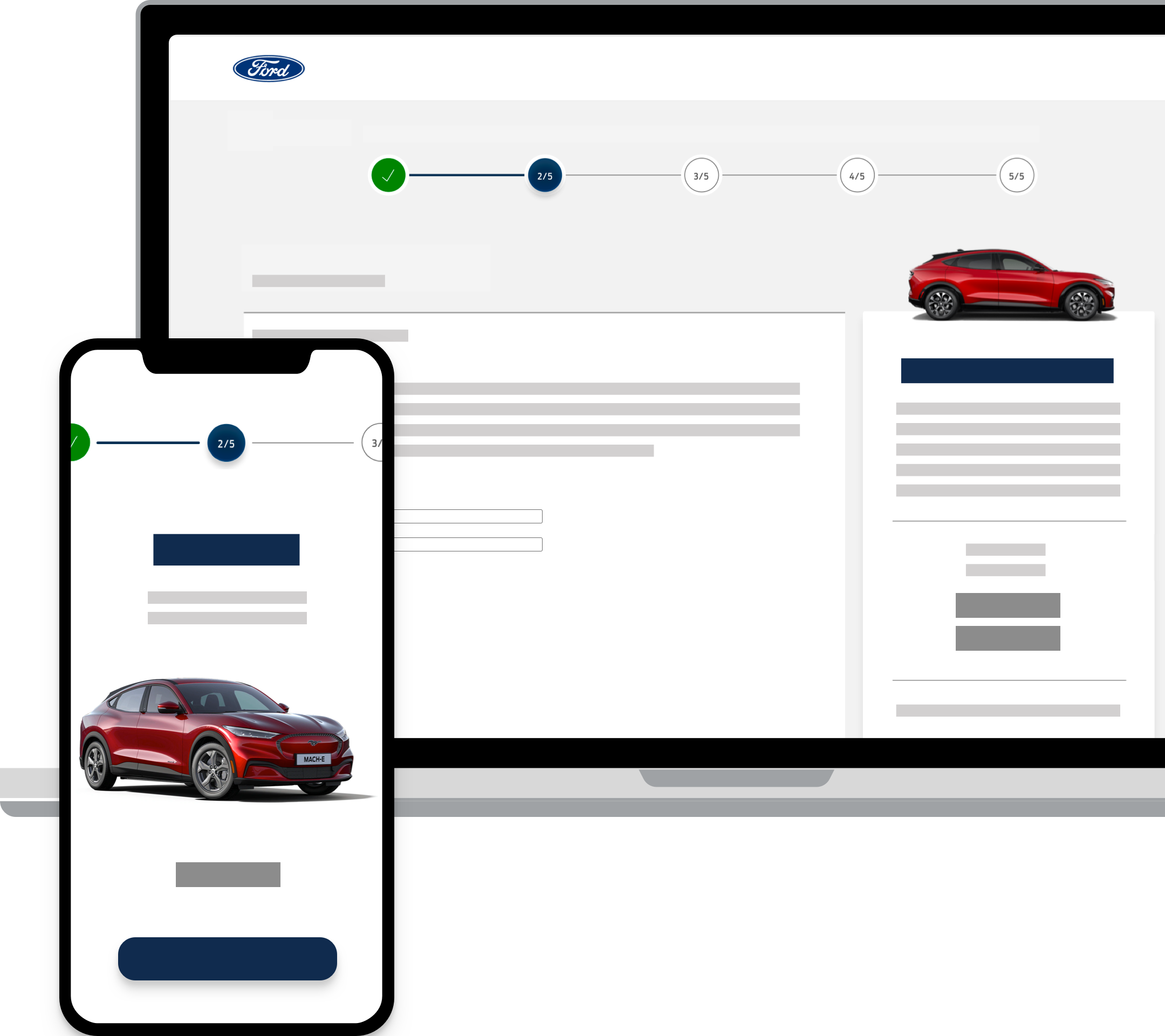 Ford online purchase summary